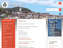Tablet Screenshot of comune.netro.bi.it